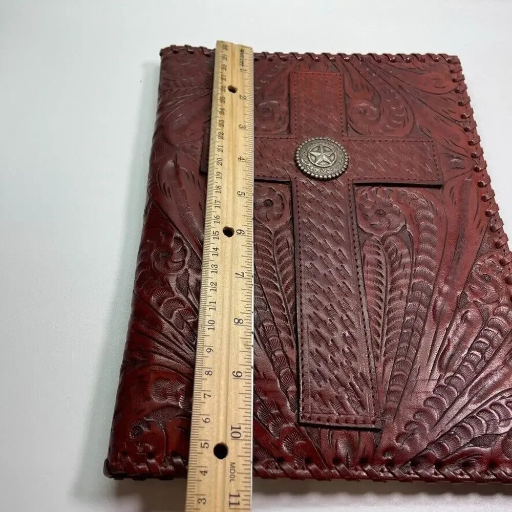 American West Red Leather‎ Portfolio Organizer 10.5